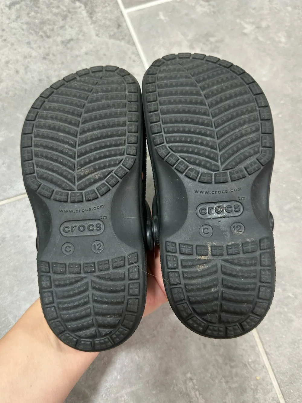 CROCS classic clogs in black